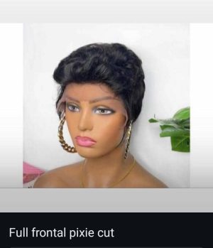 Full Frontal Pixie cut